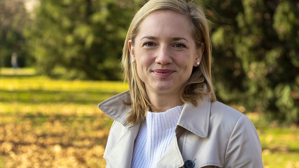 Seit 100 Tagen Vorsteherin des Basler Bau- und Verkehrsdepartements: Esther Keller (GLP).
