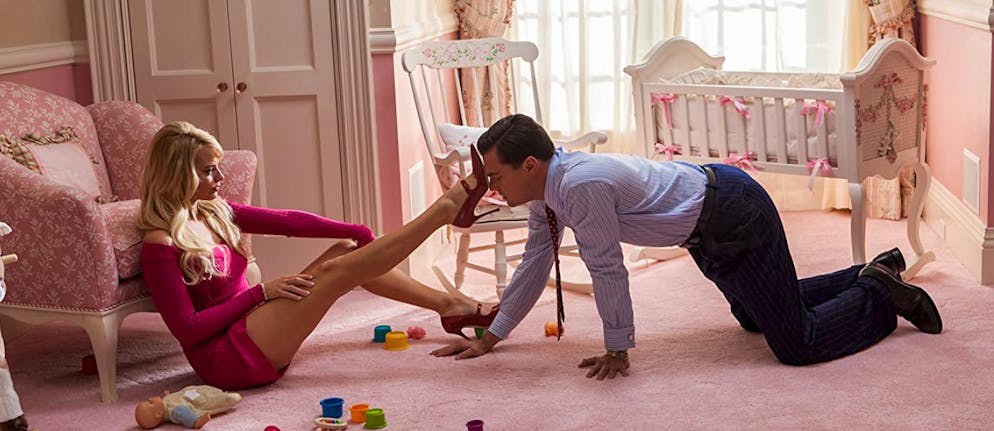 Margot Robbie hat den «armen» Leonardo DiCaprio komplett in der Hand.