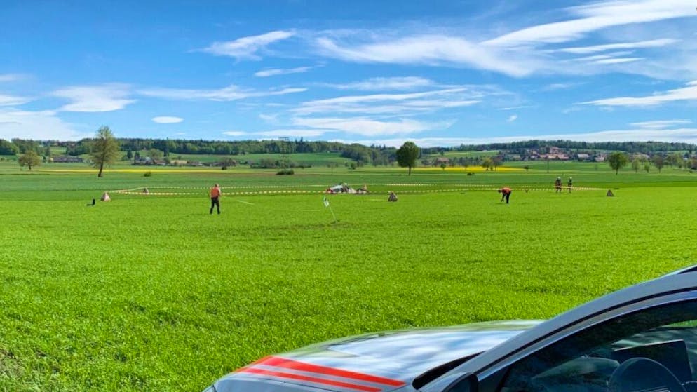 Zwei Männer sind bei einem Flugzeugabsturz in Oberramsern SO gestorben.