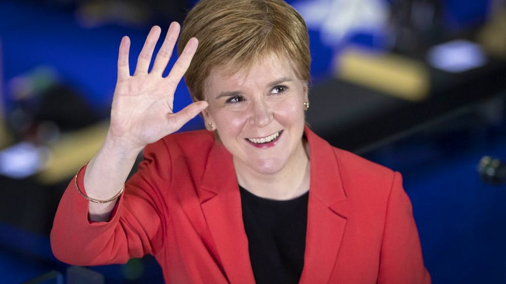 Schottlands Regierungschefin Nicola Sturgeon hat angekündigt, eine Volksabstimmung voranzutreiben, falls es im Parlament eine Mehrheit für die Unabhängigkeit gibt. Foto: Jane Barlow/PA Wire/dpa