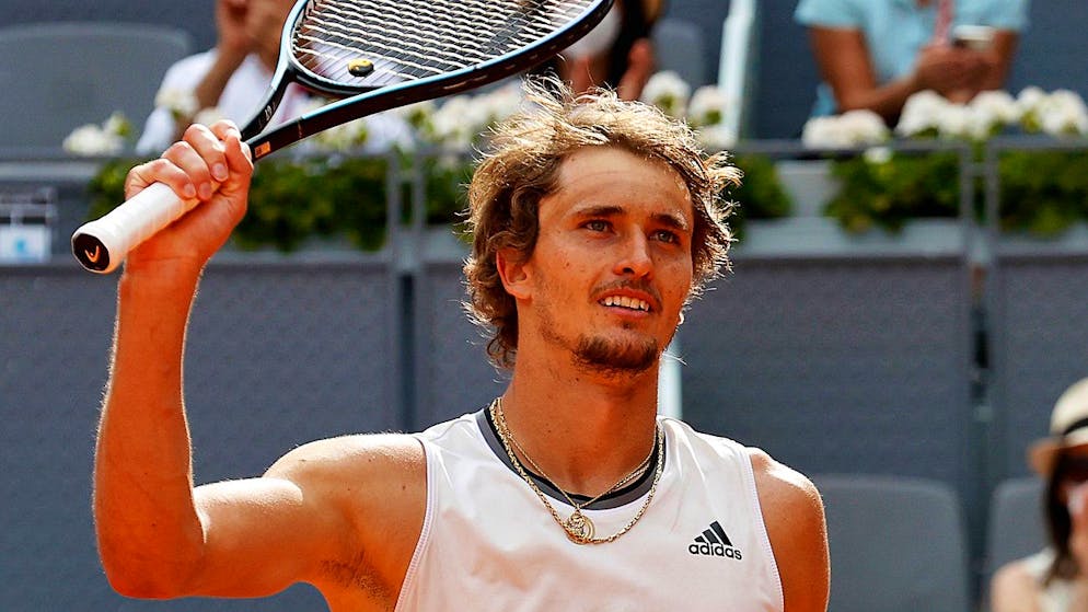 Steht erneut im Finale von Madrid: Alexander Zverev.