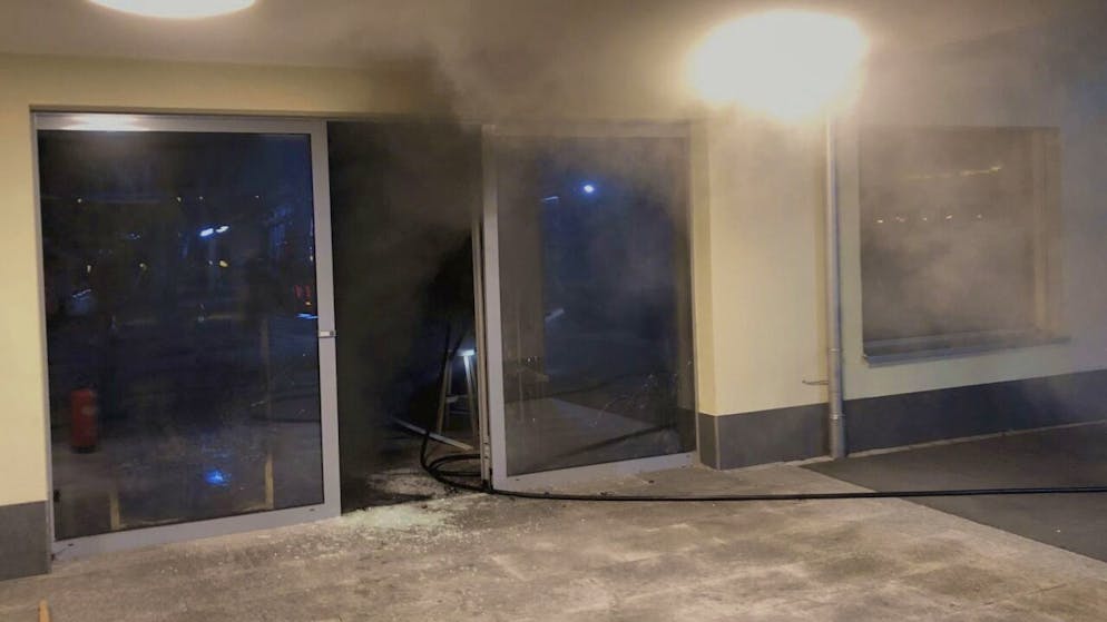 Das Geschäft befand sich kurz vor der Fertigstellung, als der Brand ausbrach.