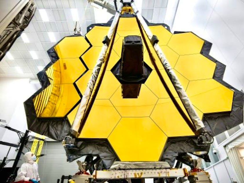 Space.  The James Webb Telescope instruments operational.