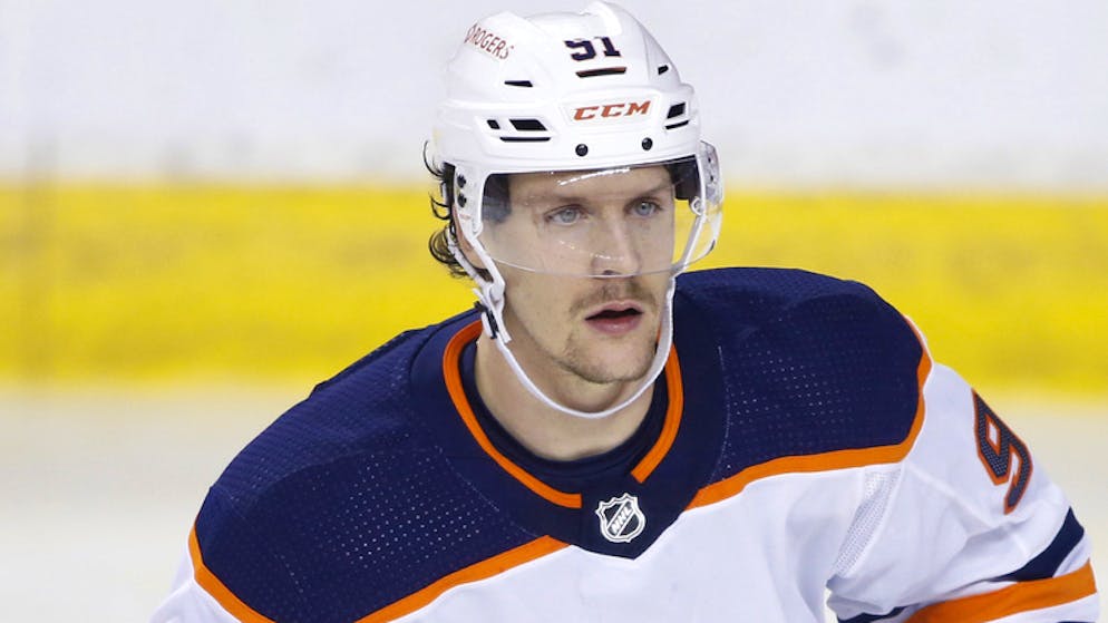 In 95 NHL-Spielen mit den Edmonton Oilers realisierte Gaëtan Haas 7 Tore und 6 Assists