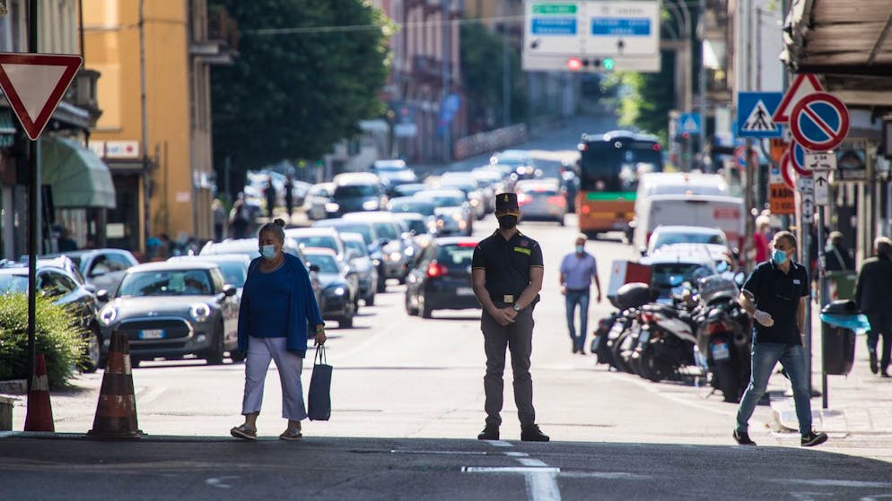 Die schweizerisch-italienische Grenze bei Chiasso: Wie geht es weiter mit der EU?