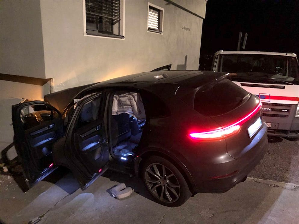 L'auto incidentata