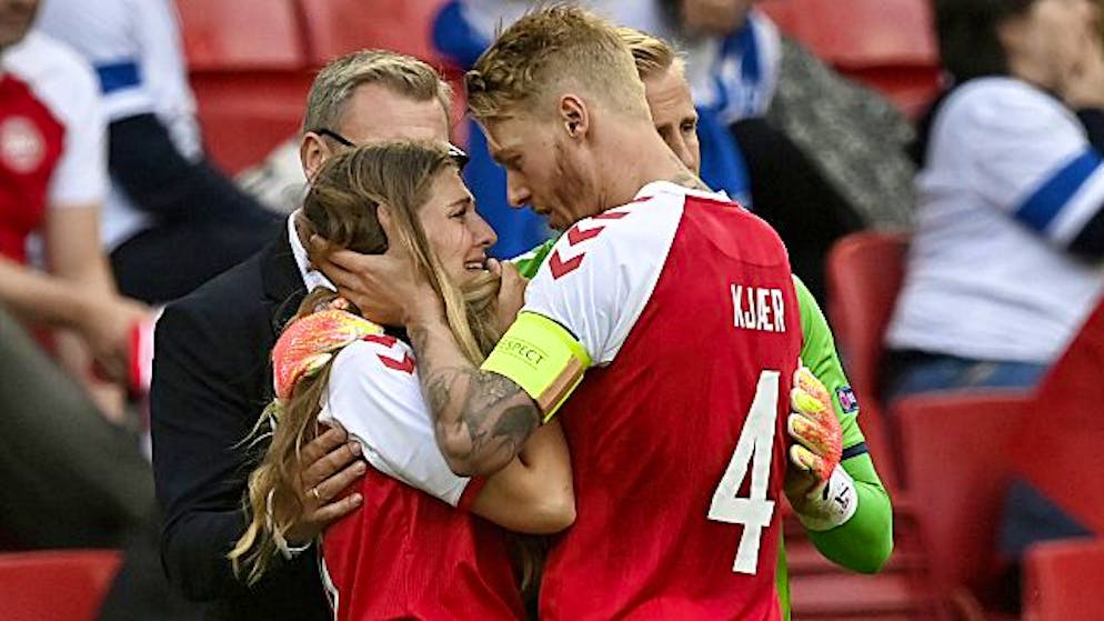 photo Em Dänemark Erikson danemark captain kjaer wird als held