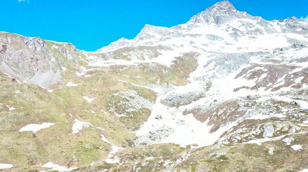La zona dello schianto
