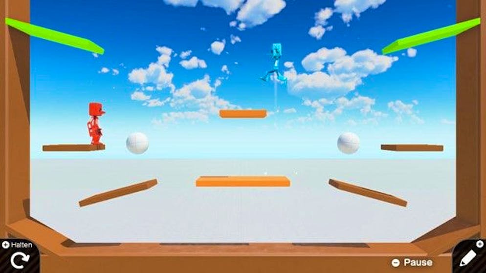 Aller Anfang ist schwer. Darum fangen die Lektionen im «Spielestudio» mit relativ simplen Games und Mechaniken an.