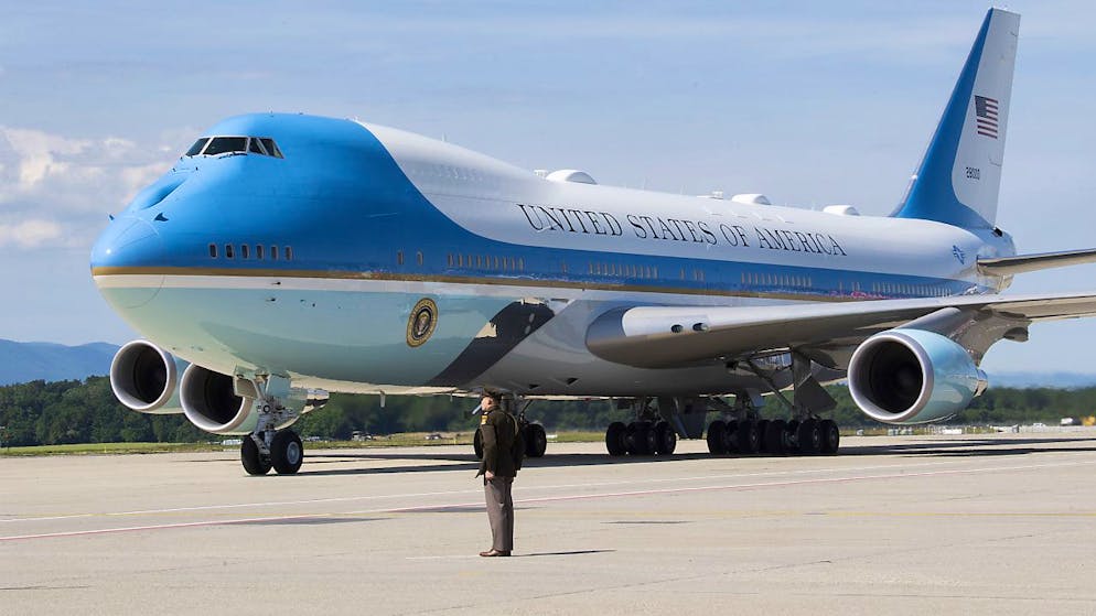 Le colis suspect a été livré sur la base aérienne où l'avion présidentiel se trouve (archives).