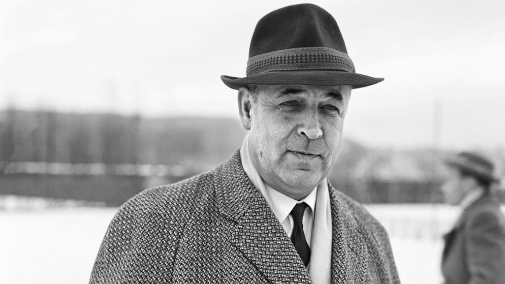 Portrait des Fussballtrainers Karl Rappan, undatierte Aufnahme. Rappan war im Zeitraum von 1937 bis 1963 vier Mal Trainer der Schweizer Fussballnationalmannschaft. (KEYSTONE/PHOTOPRESS-ARCHIV/Str) === , ===