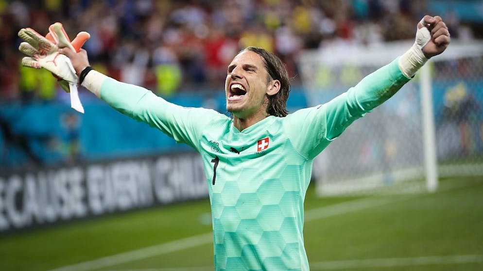 Yann Sommer nach seiner entscheidenden Parade im Penaltyschiessen