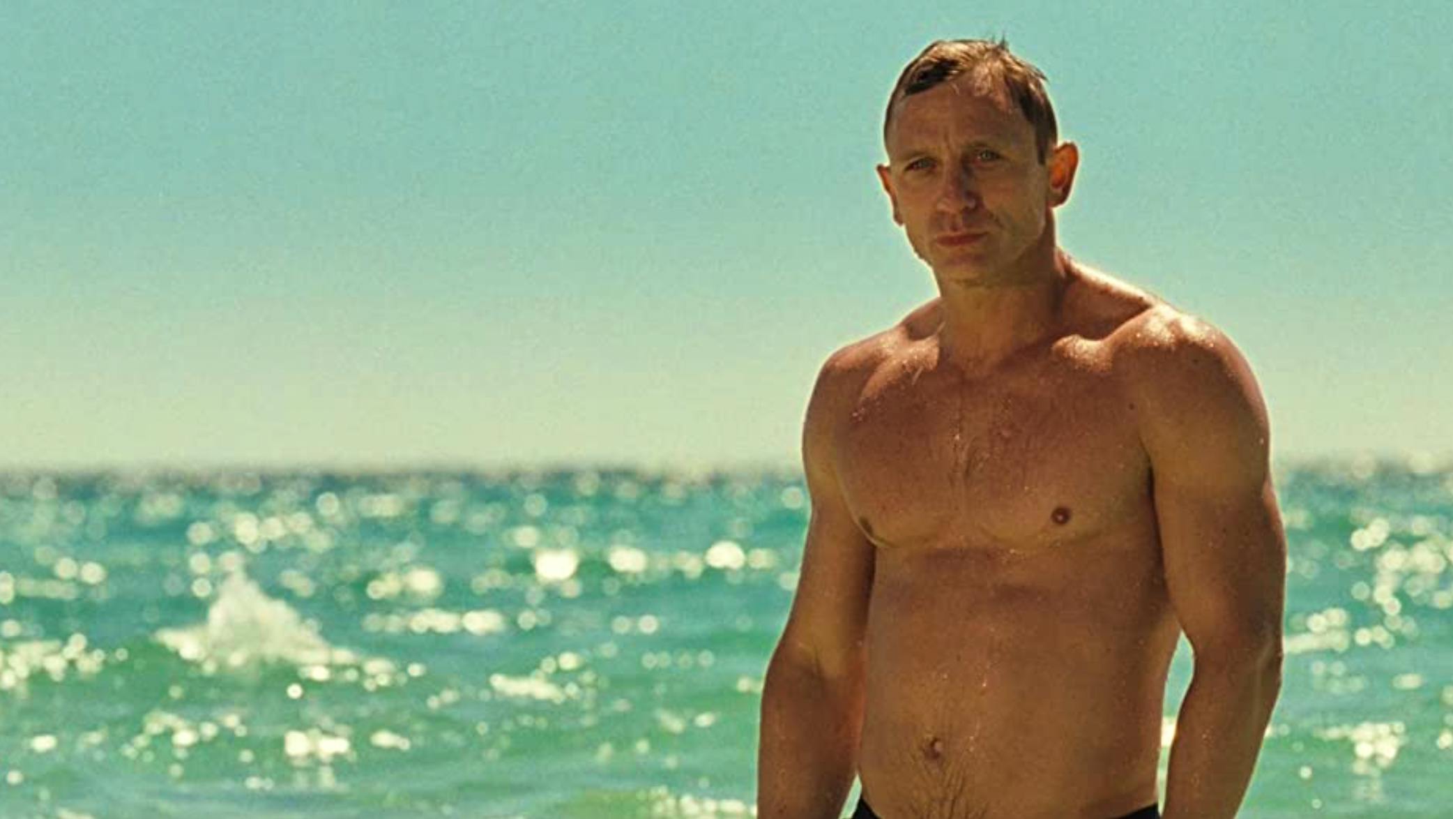 Craig schreitet in «Casino Royale» aus dem Meer. Muskelbepackt, ein Kerl wie ein Schrank, ein menschlicher Panzer quasi. Unfassbar.