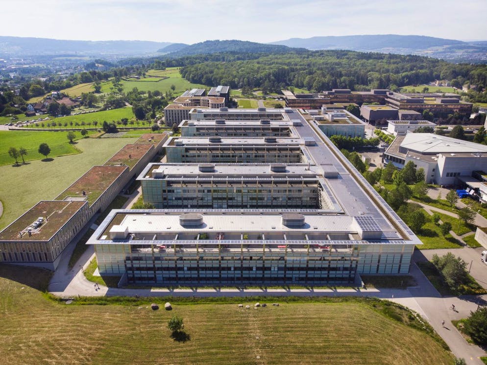 Il campus dell'ETHZ di A Hoenggerberg