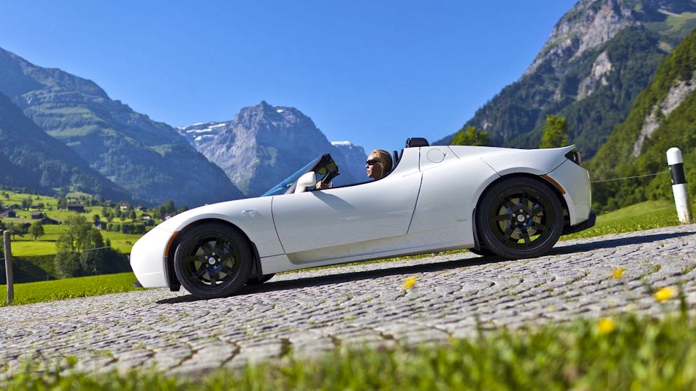 Gabriella Le Breton rides down mountain pass