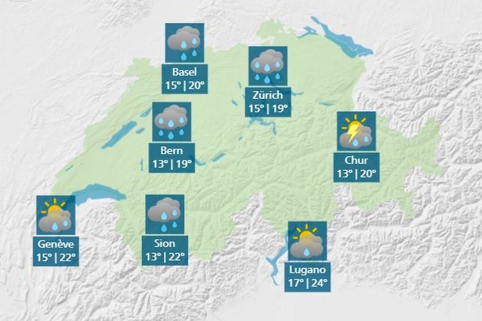 Le previsioni per sabato