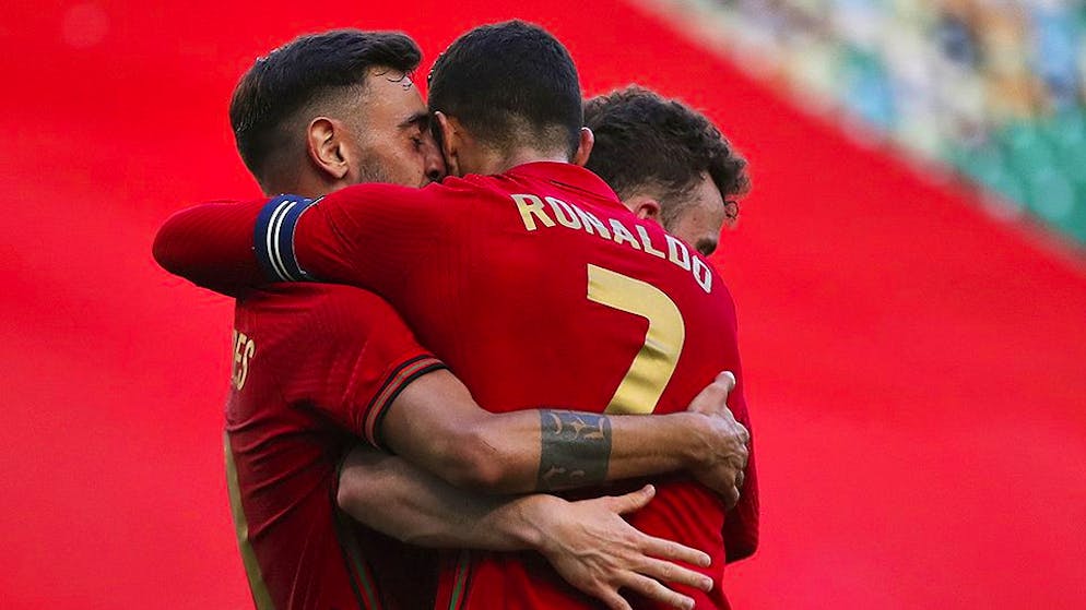 Cristiano Ronaldo traf ebenfalls, verliess aber nach 72 Minuten den Platz.