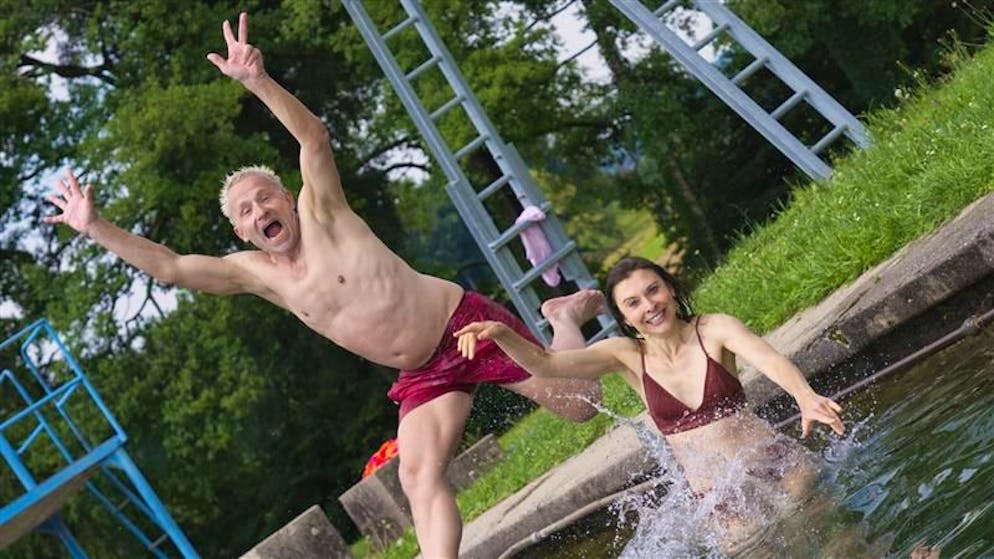 «blue News» geht baden (1/5). Ein Weiher für Highflyer