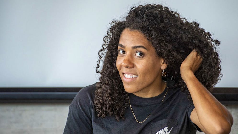 «Ein 100-Meter-Lauf dauert nur etwas mehr als 11 Sekunden. Passiert mir ein Fehler, habe ich keine Chance, diesen zu korrigieren, und ich habe auch keinen zweiten Versuch wie in anderen Sportarten»: Mujinga Kambundji.