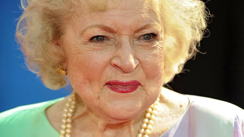 L'attrice statunitense Betty White, icona della tv americana, si è spenta all'età di 99 anni (foto d'archivio)