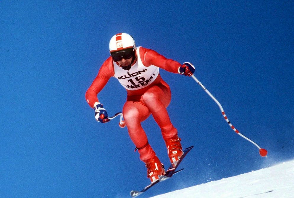 Franz Klammer sul Lauberhorn
