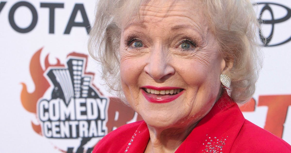 Betty White is buried in a small circle thumbnail