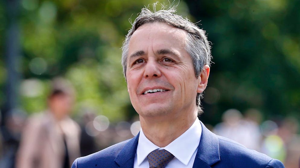 Pour le nouveau président de la Confédération Ignazio Cassis, l'esprit de cohésion et l'amour de la diversité doivent nous aider à relever les défis de 2022 (archives).