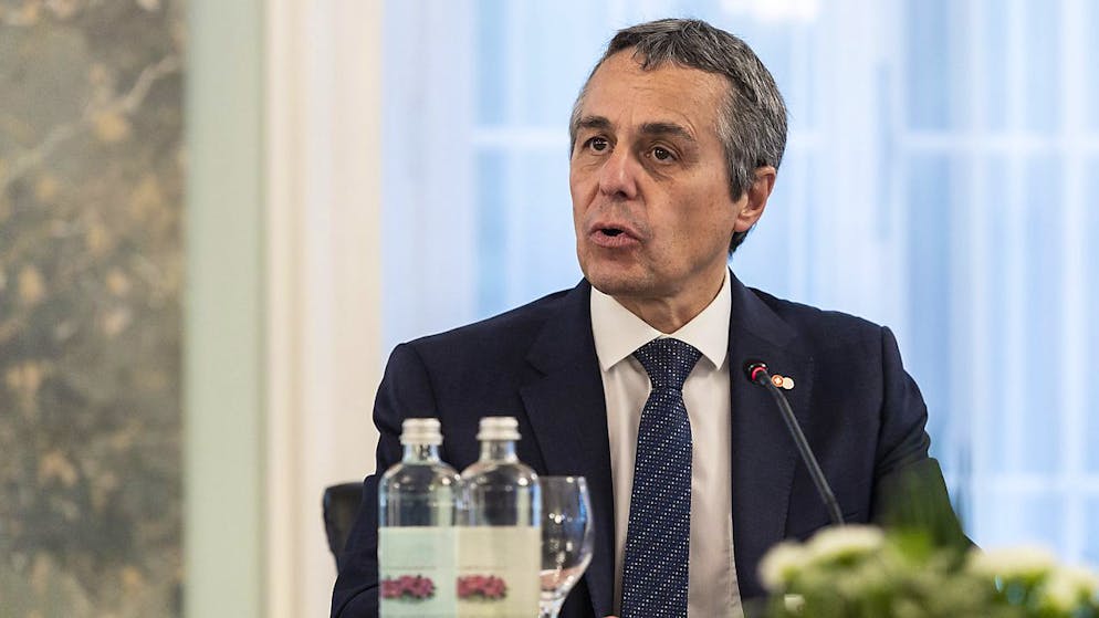 Il presidente della Confederazione Ignazio Cassis.