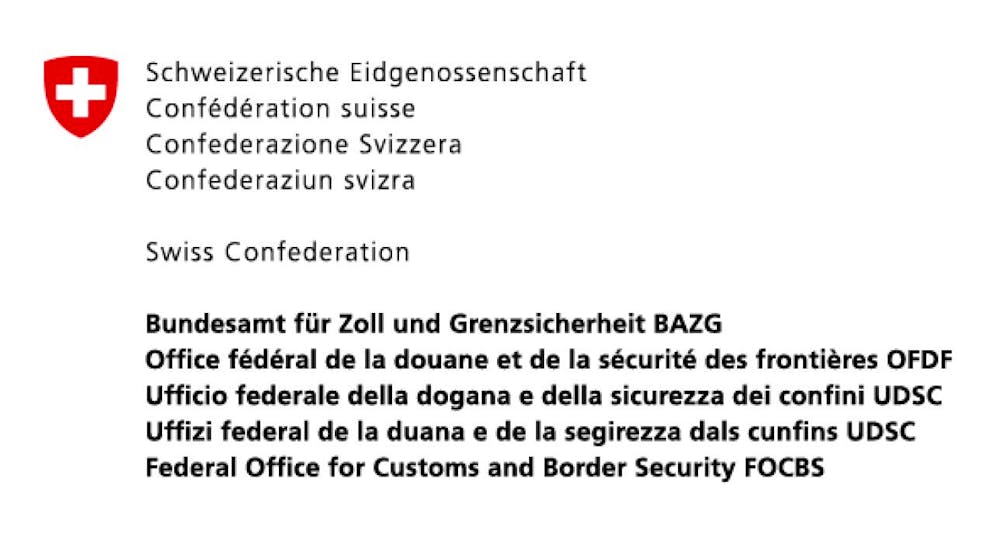 L'Amministrazione federale delle dogane è stata ribattezzata ufficialmente Ufficio federale della dogana e della sicurezza dei confini (UDSC)