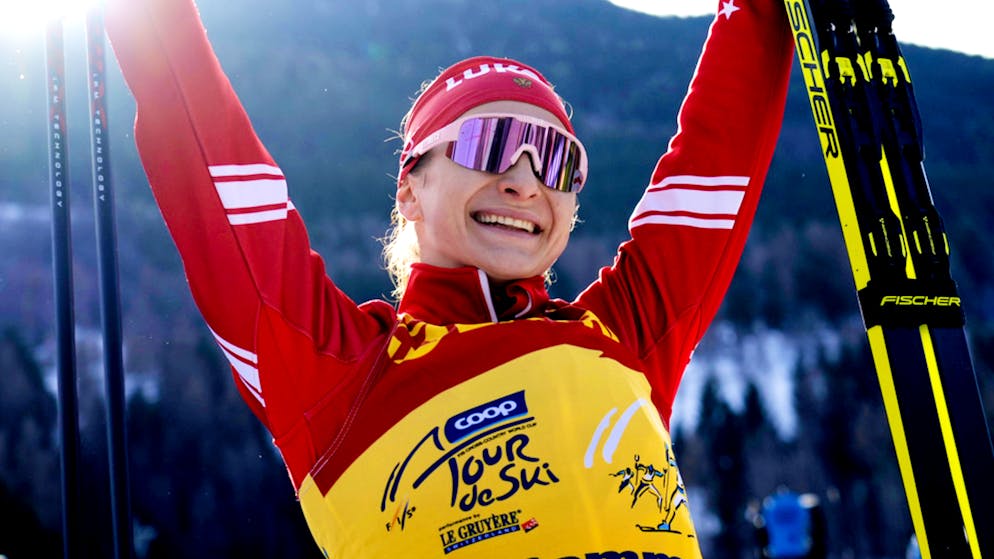 Natalia Nepryaeva est devenue la première Russe à remporter le Tour de Ski.