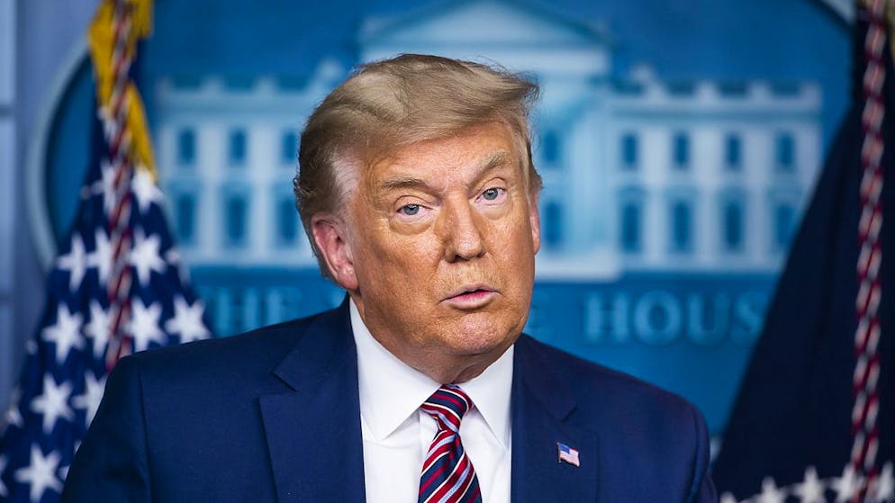Donald Trump ne tiendra finalement pas de conférence de presse jeudi, un an après l'assaut du Capitole par ses partisans(archives).