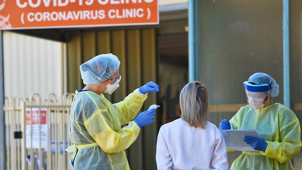 Personale sanitario in un ospedale australiano. (foto d'archivio)