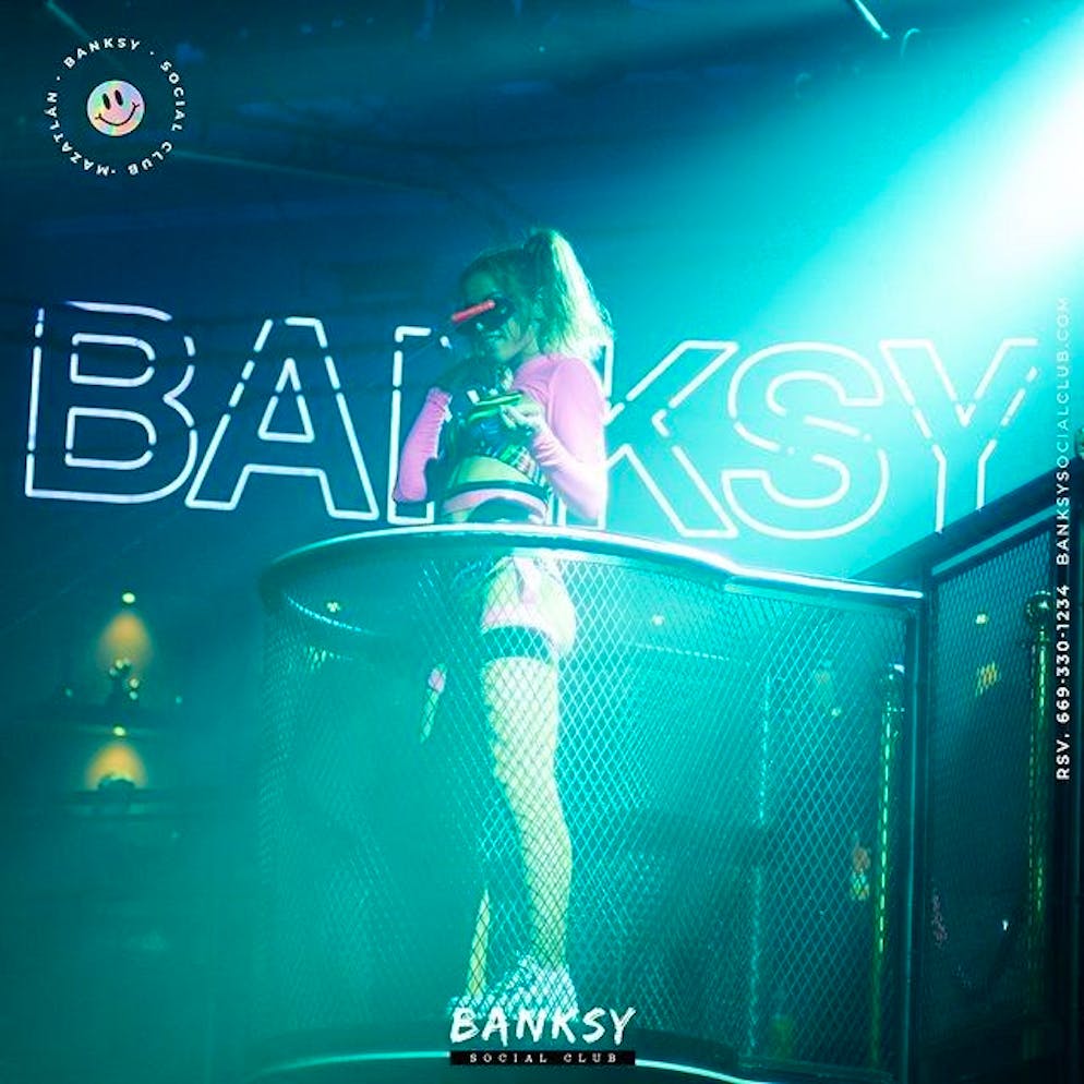 Le Banksy Social Club a été inauguré en mars 2021 par le groupe hôtelier Grupo Marea.