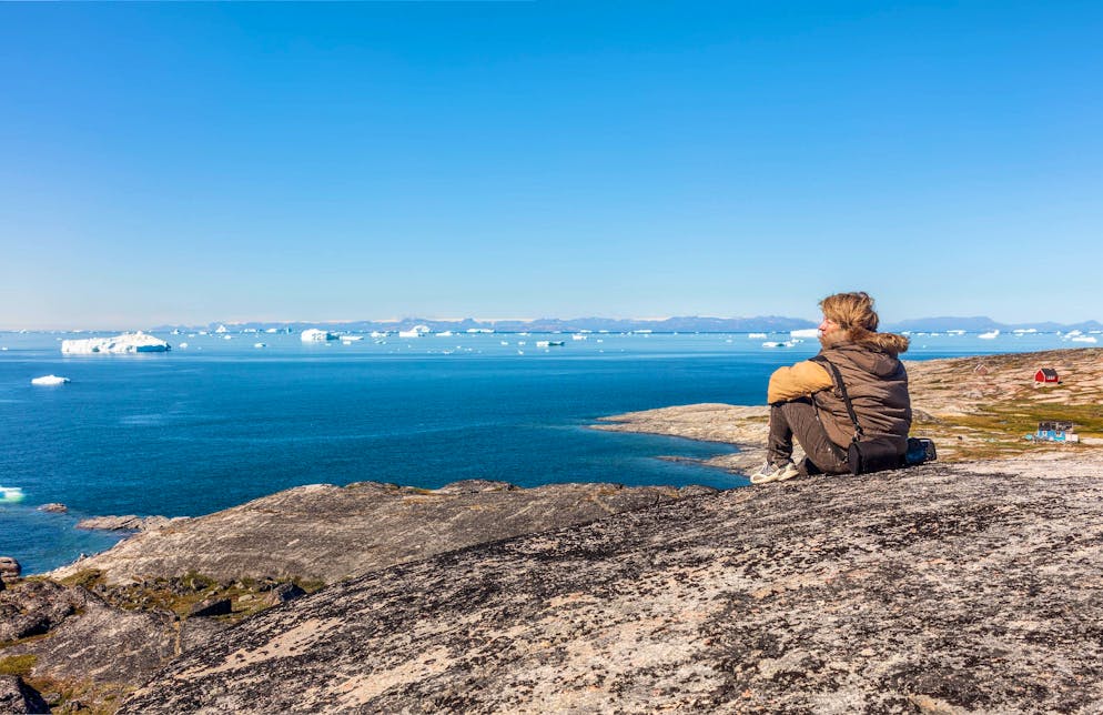 A Disko Bay, sur la côte ouest du Groënland, vous serez sûr de ne croiser personne !