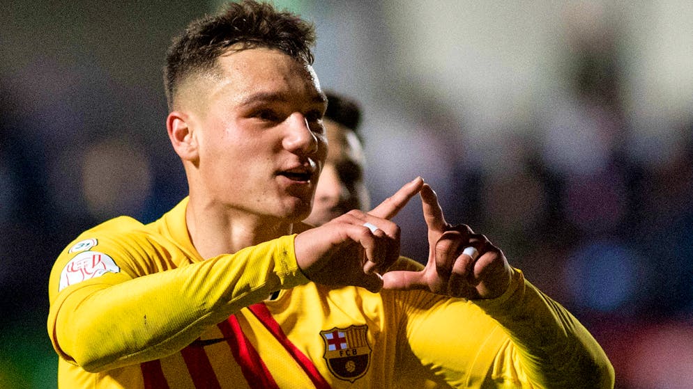 Le jeune Ferrán Jutglà a offert la victoire à Barcelone en Coupe du Roi mercredi.
