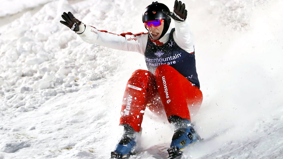 Nicolas Gygax est monté sur le podium en Aerial au Relais.