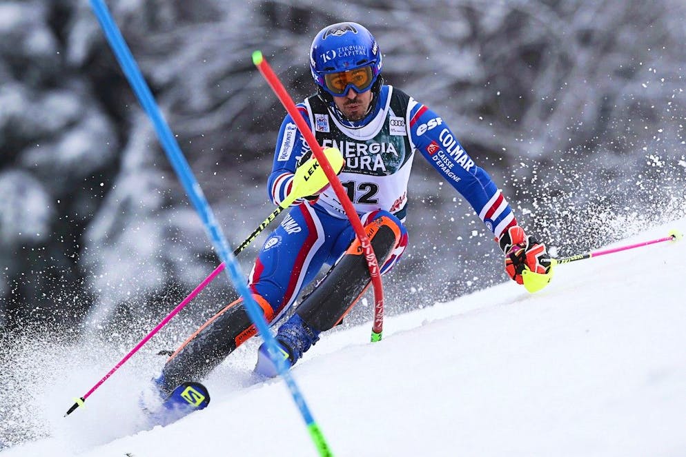 Victor Muffat-Jeandet en action à Zagreb.