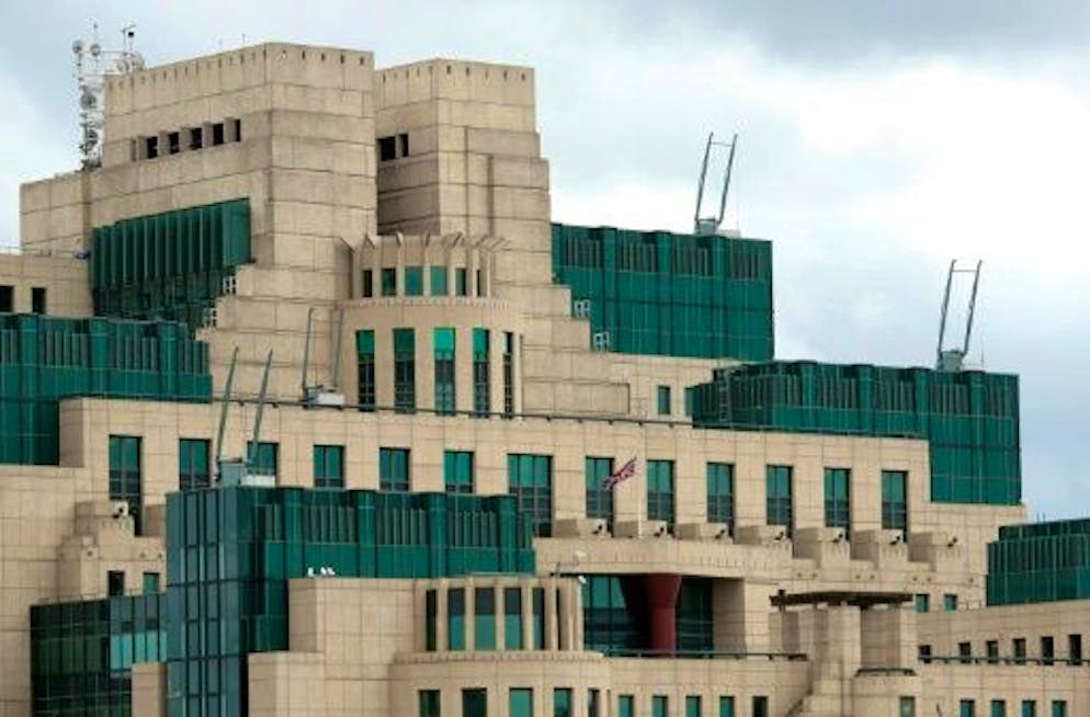 Siège du service du renseignement extérieur britannique (MI6), à Londres