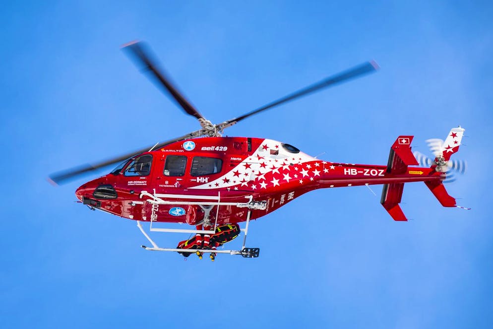A leur arrivée sur place, les secouristes d'Air Zermatt n'ont pu que constater le décès du malheureux. (photo d'illustration).