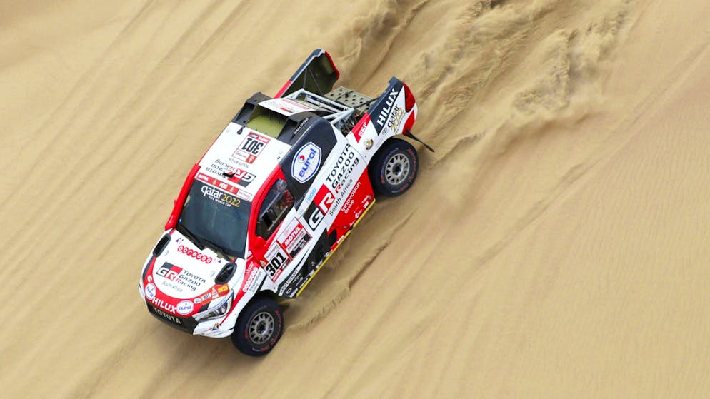 Nasser al-Attiyah s'est envolé au classement général du Dakar 2022.