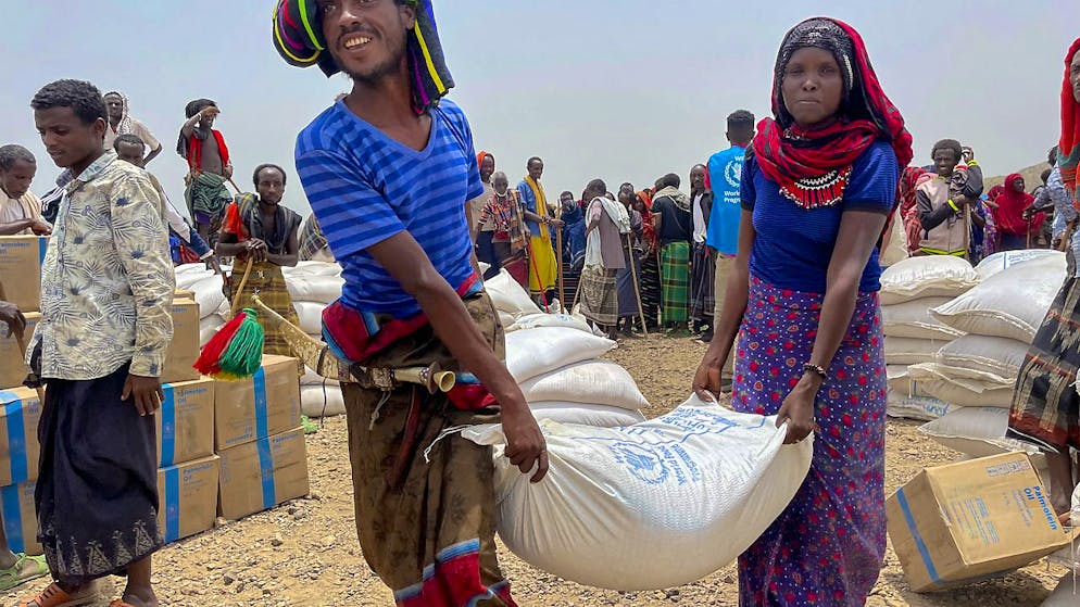 Campo profughi in Etiopia