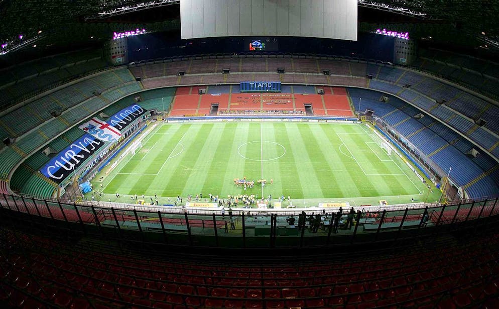 Le stade San Siro à Milan
