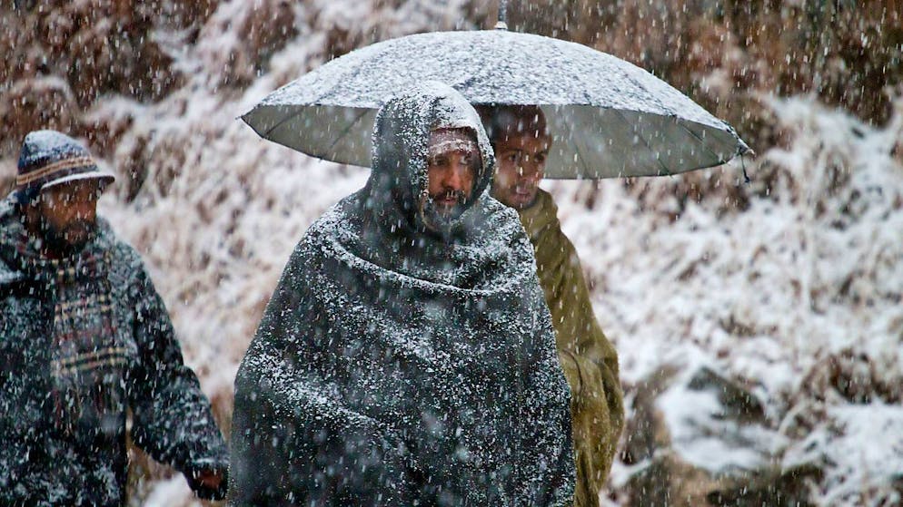 La nevicata è iniziata martedì notte ed è proseguita fino a venerdì, attirando migliaia di turisti. (Immagine d'archivio)