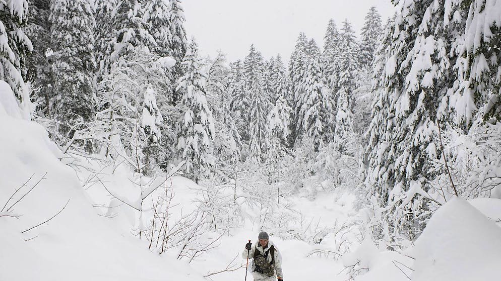 Après les chutes de neige de la nuit de vendredi à samedi, de nouvelles précipitations étaient attendues pour dimanche.
