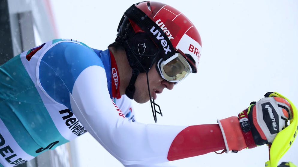 Ramon Zenhäusern a pris la 4ème place du slalom d’Adelboden.