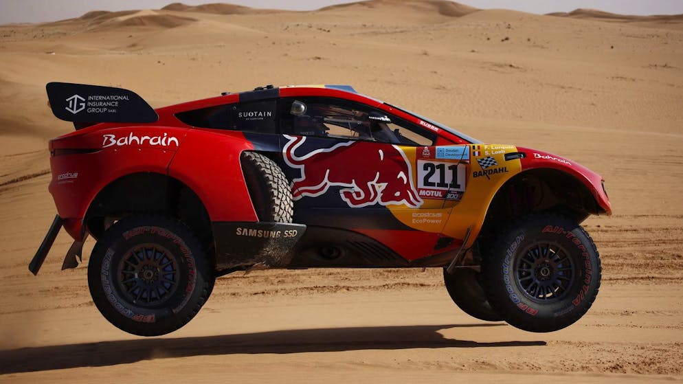 Sebastien Loeb en pleine action