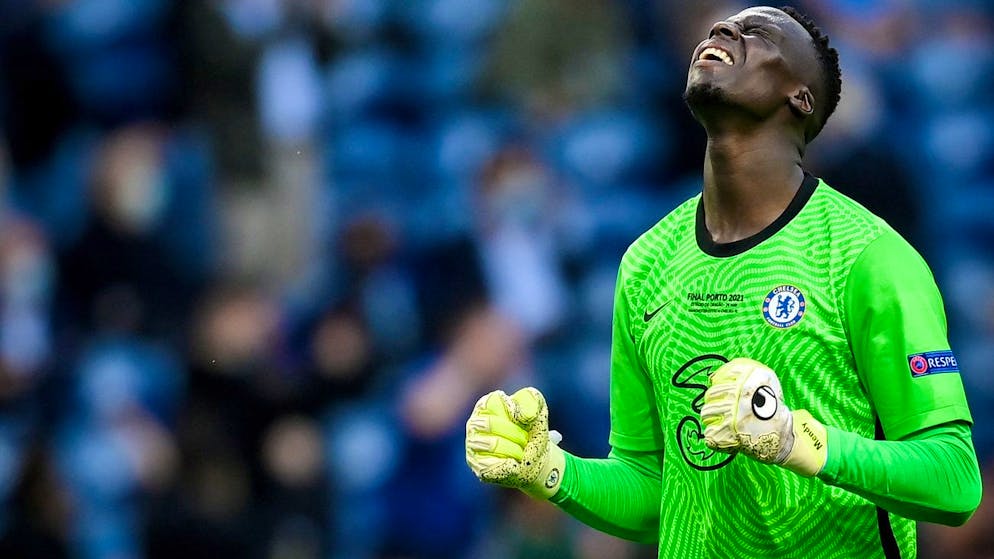 Edouard Mendy sous le maillot de son club