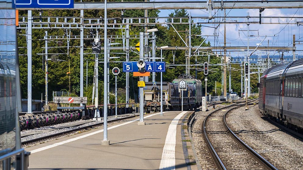 La construction d'une troisième voie ferroviaire entre Morges et Lonay se précise (archives).