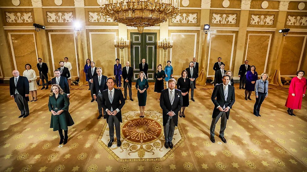 Le quatrième gouvernement du Premier ministre Mark Rutte a été investi lundi.