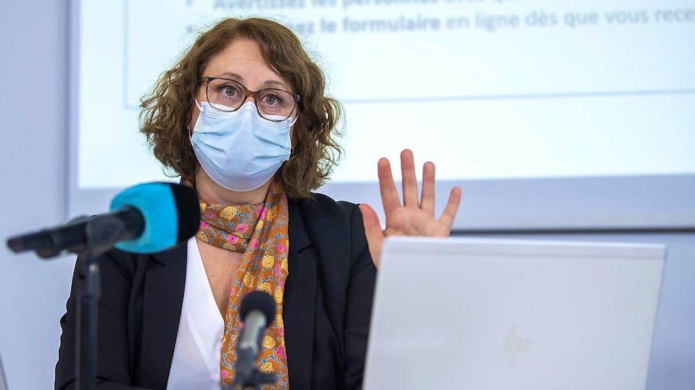 La médecin cantonale Aglaé Tardin a rappelé l'importance de se faire vacciner pour éviter une infection sévère au Covid-19 (archives).